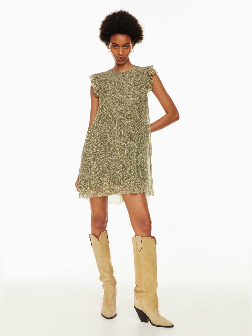 Aritzia Wilfred Daydreamer Sleeveless Mini Dress, Size Small - Picture 2 of 10